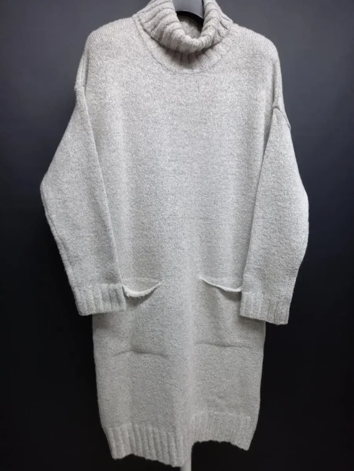 미센스 하이넥 니트 롱 원피스 F 상품이미지3