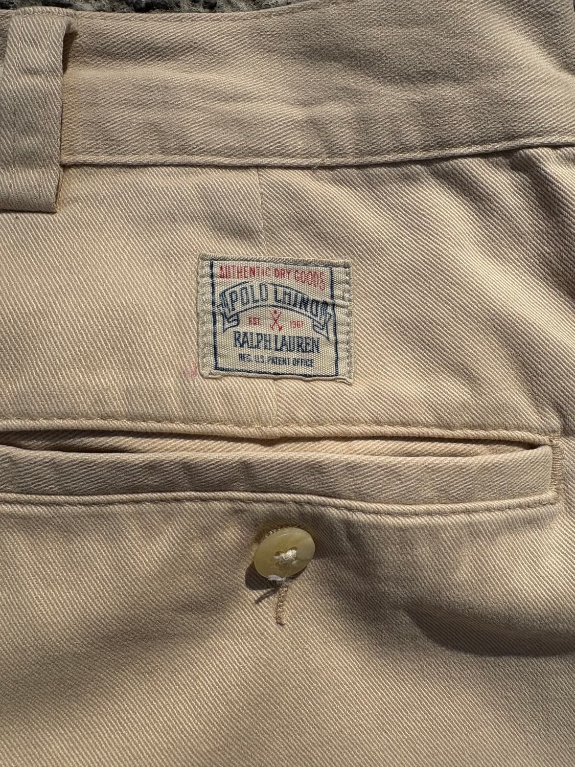 90's 폴로 랄프로렌 치노팬츠 베이지 B96 상품이미지7