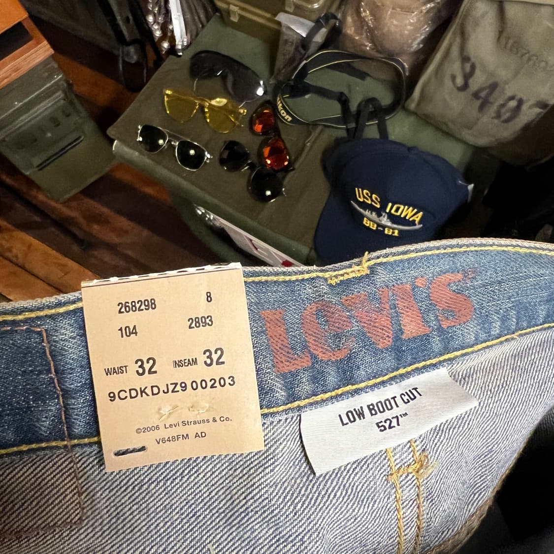 00's 리바이스 527 부츠컷 32x32 Size Mexico 데드스탁 상품이미지8