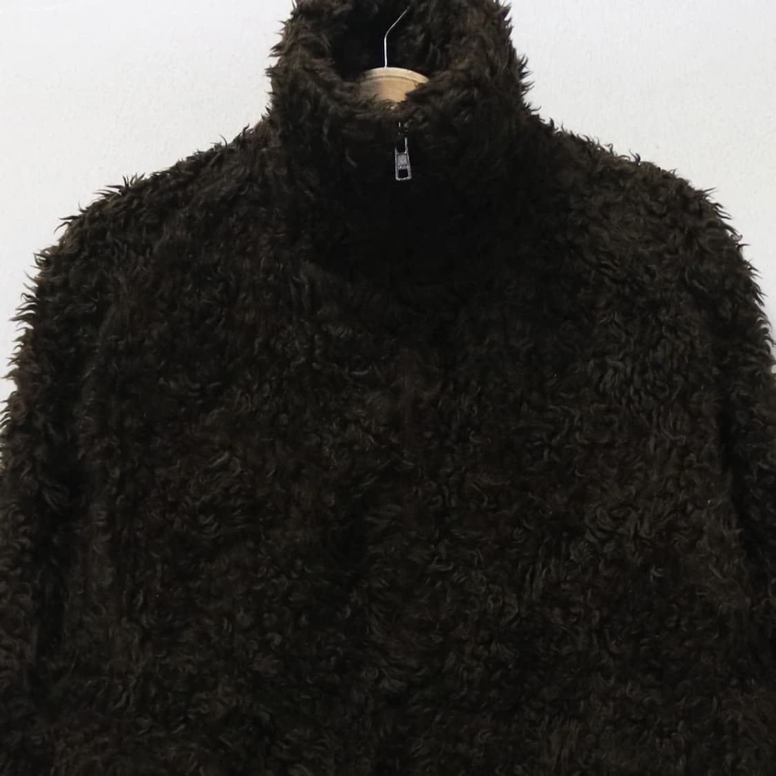 츠모리치사토 하이넥 울 혼방 후리스 점퍼 61909 상품이미지5