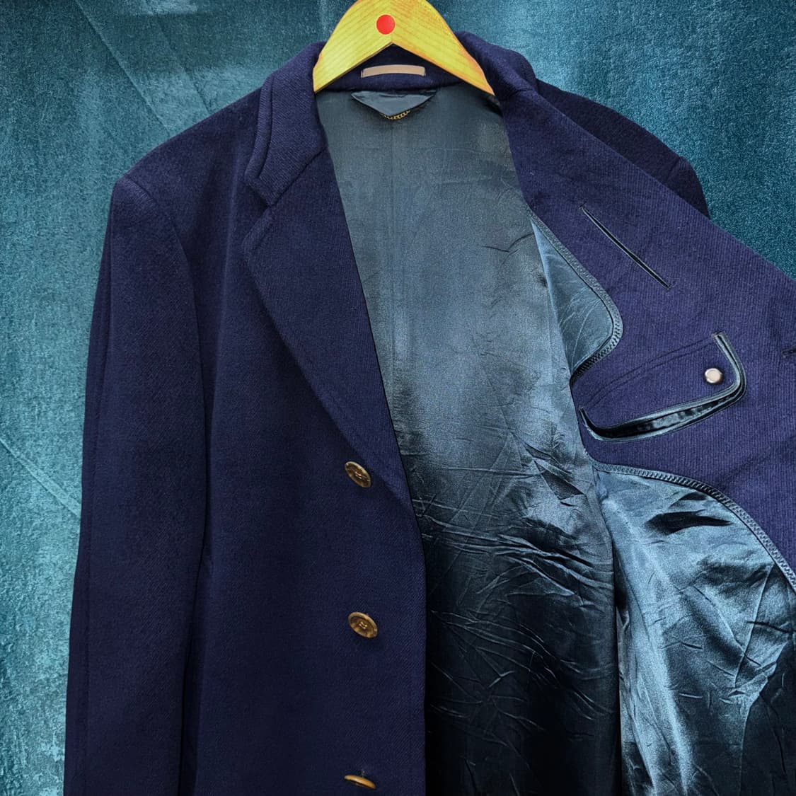 제팬 네이비 헤비 싱글 코트 (XL)   상품이미지4