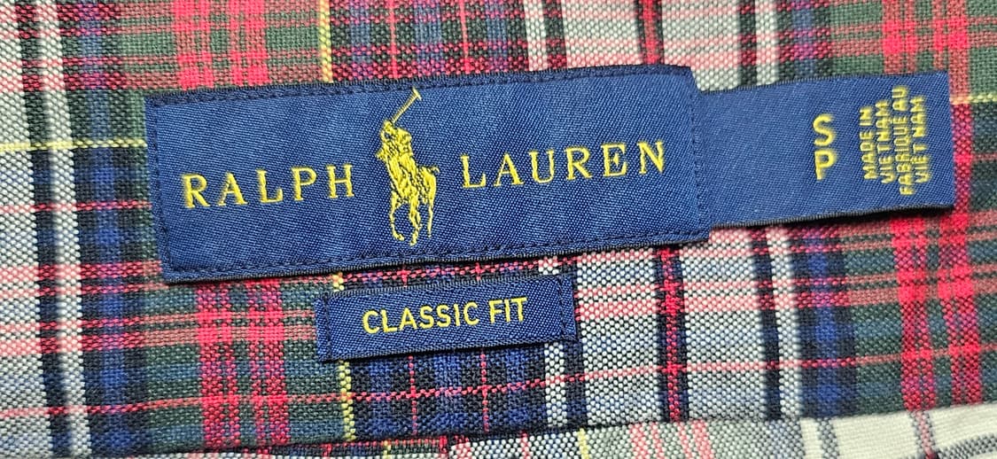 (90~95)S ☆초대장급☆ 랄프로렌폴로 [체크] 셔츠남방 상품이미지2