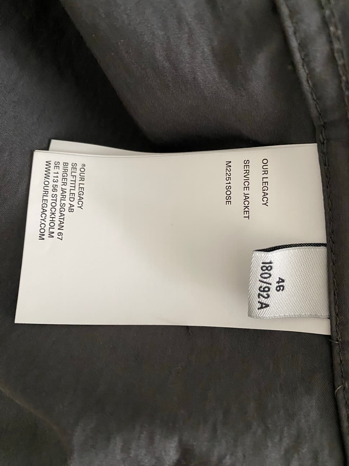 아워레가시 서비스 자켓 46 상품이미지4