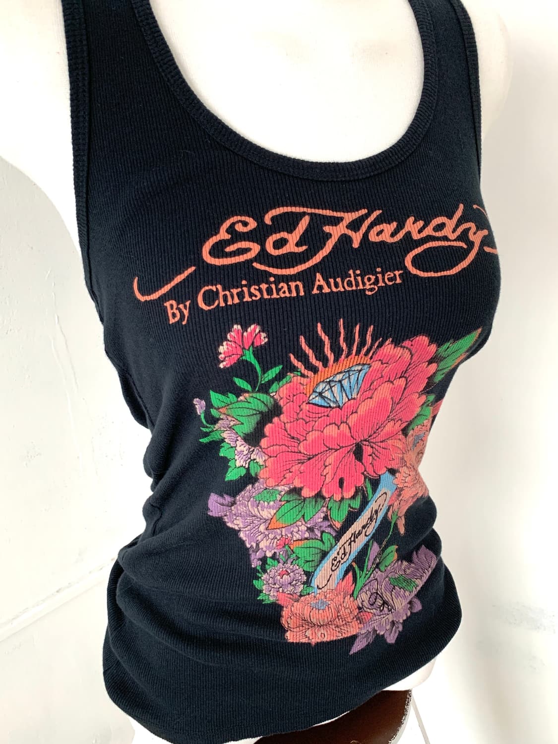Ed Hardy tattoo print sleeveless top(새상품 상품이미지7