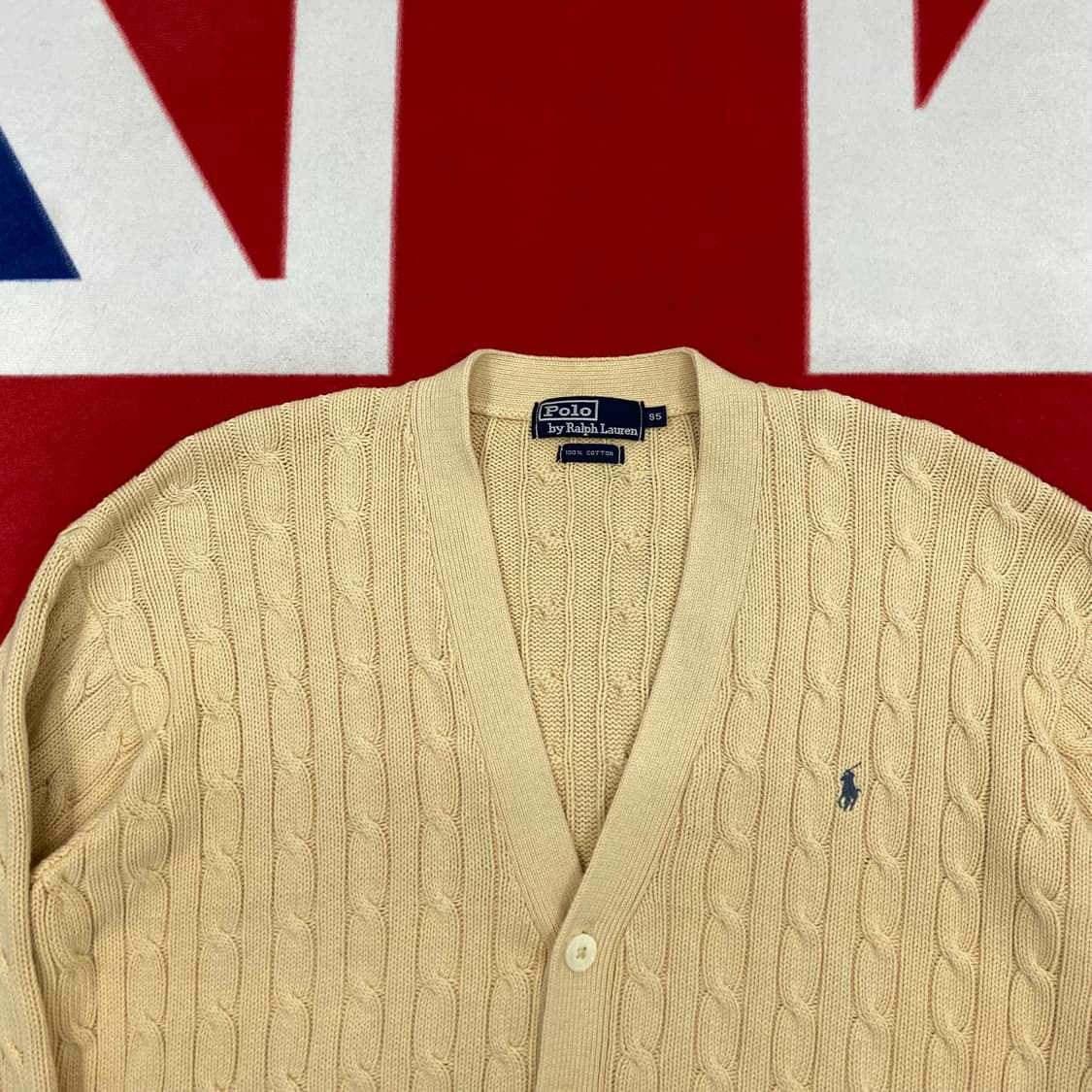 폴로 가디건 95 실측 L  상품이미지3