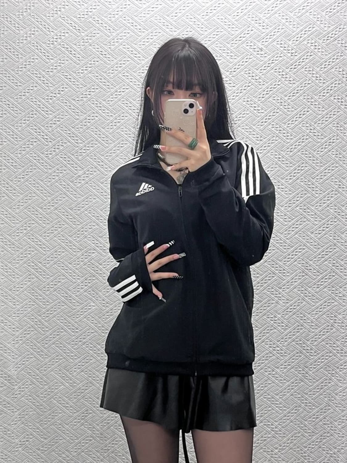 아디다스 올드스쿨 빈티지 Y2K 져지 집업 M C10179 상품이미지2