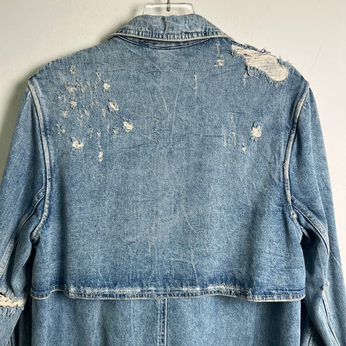 18SS 알렉산더 왕 맥시 데님 트렌치 코트 XS 상품이미지6