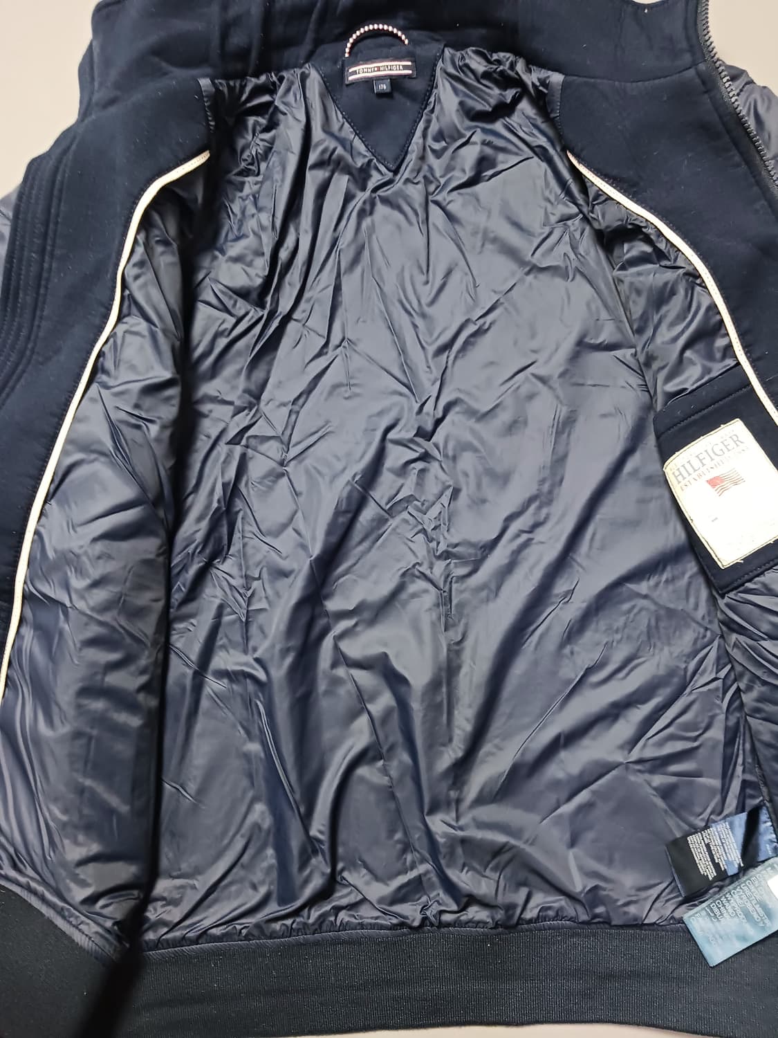 [176] 타미힐피거 키즈 퀼팅 레이어드 집업 봄버 자켓 상품이미지5