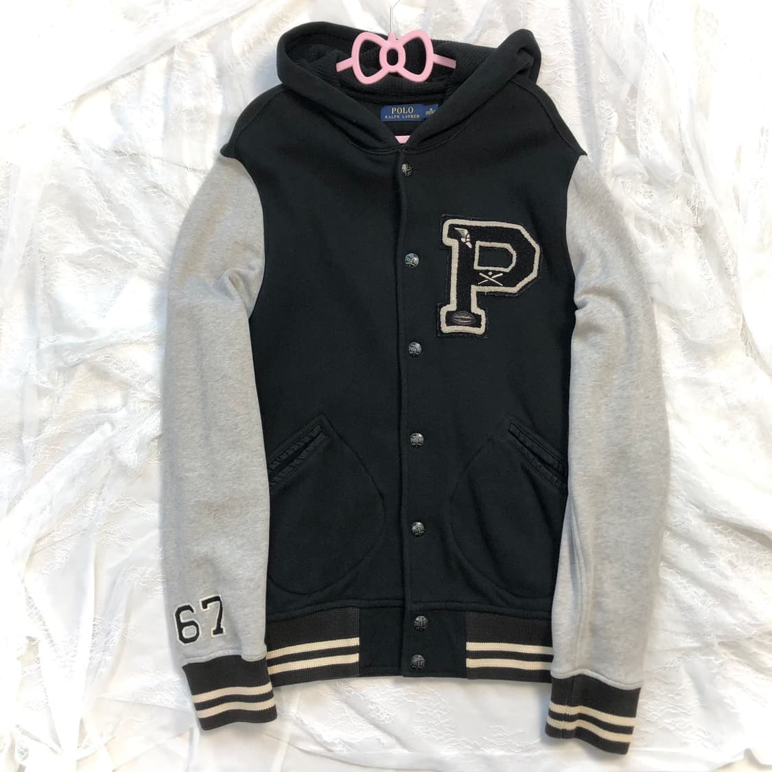 폴로 대대대대장 러힙 무드 면 후드 바시티 상품이미지1