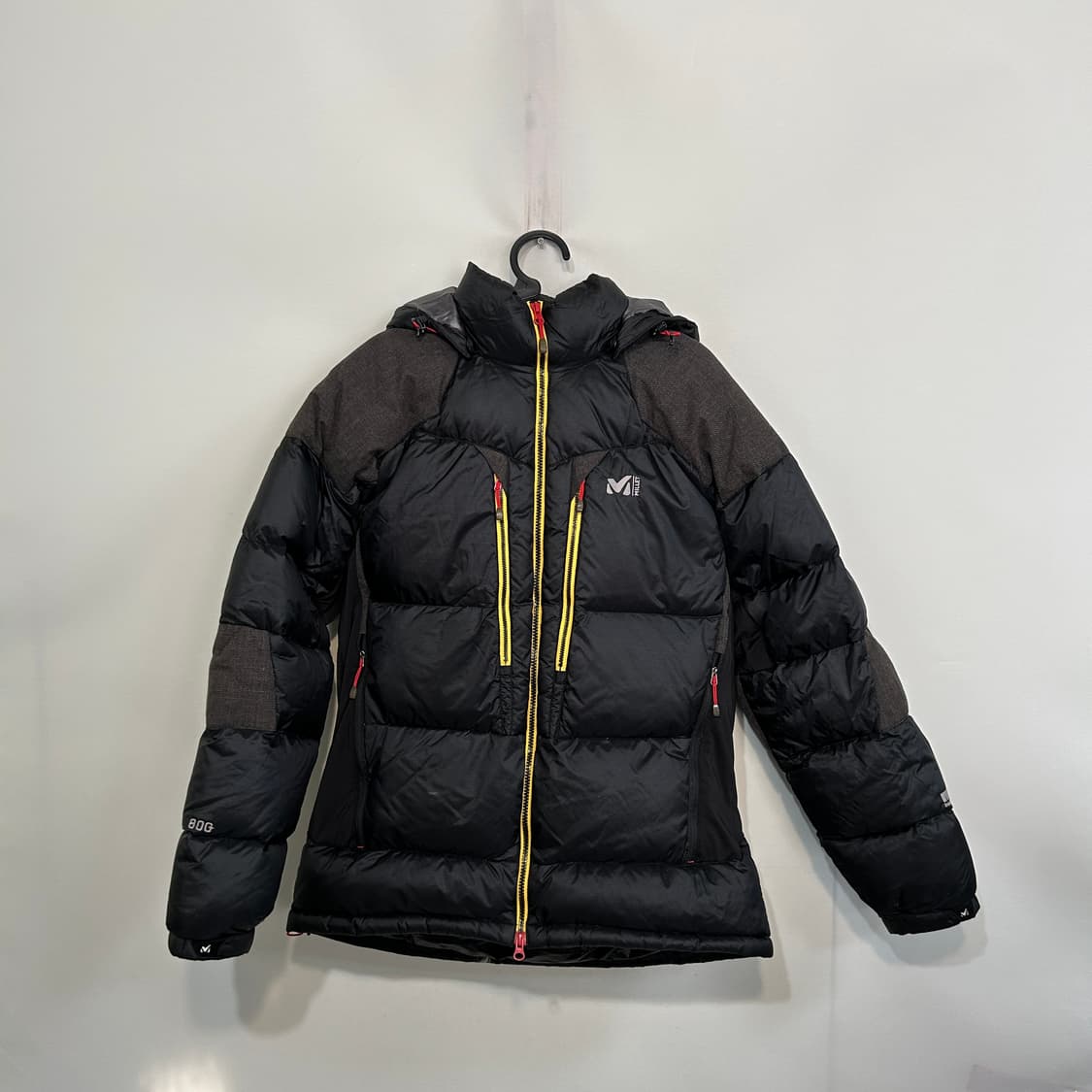 밀레 남성 구스다운 800필 윈드스토퍼 패딩 110 상품이미지1