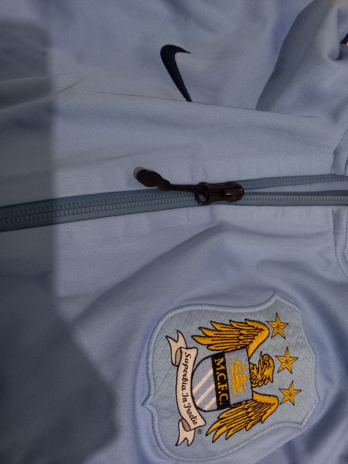 나이키 대장급 맨시티 유니폼 MCFC 트랙탑 저지 져지집업 90/S 상품이미지3