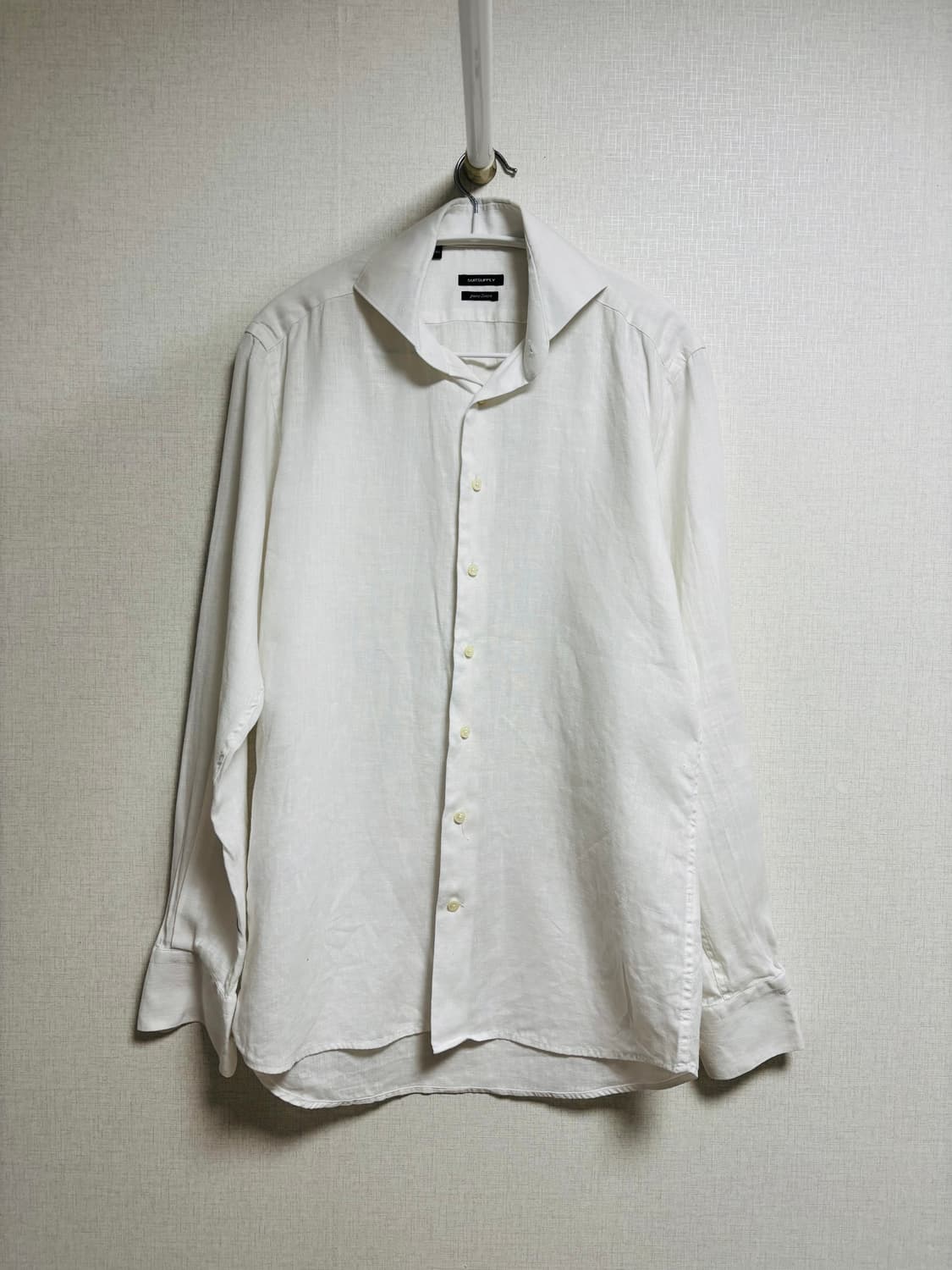 수트서플라이 Suitsupply 순수 린넨 화이트 셔츠 상품이미지1