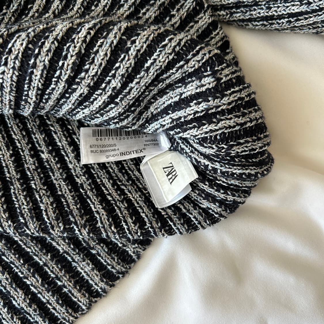 빈티지 ZARA 골지 니트 상품이미지6