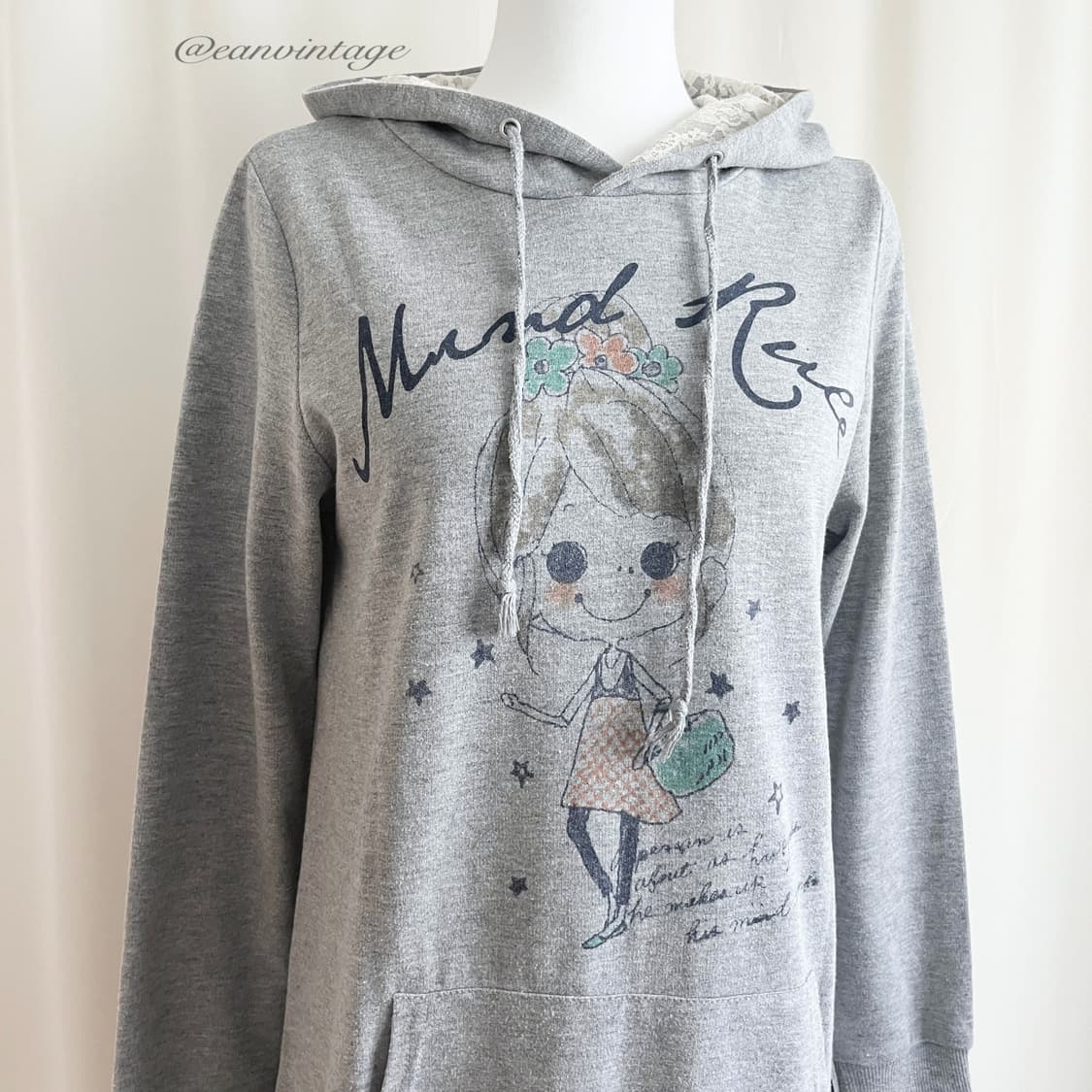 cute girl point lace hood one-piece 상품이미지3