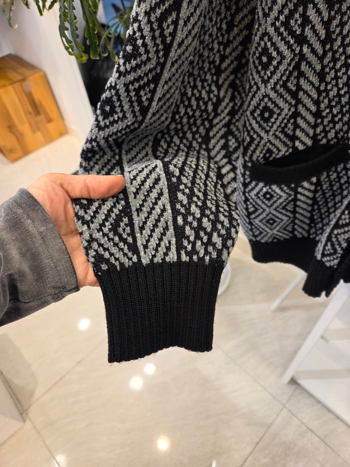 크리스찬디올 무슈 스포츠 울 니트 가디건 상품이미지3