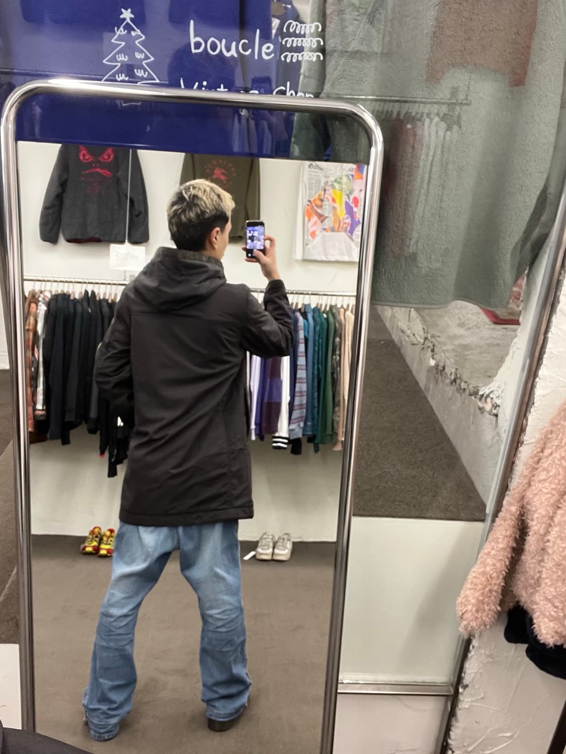 준맨 시어링 후드 코트 상품이미지8