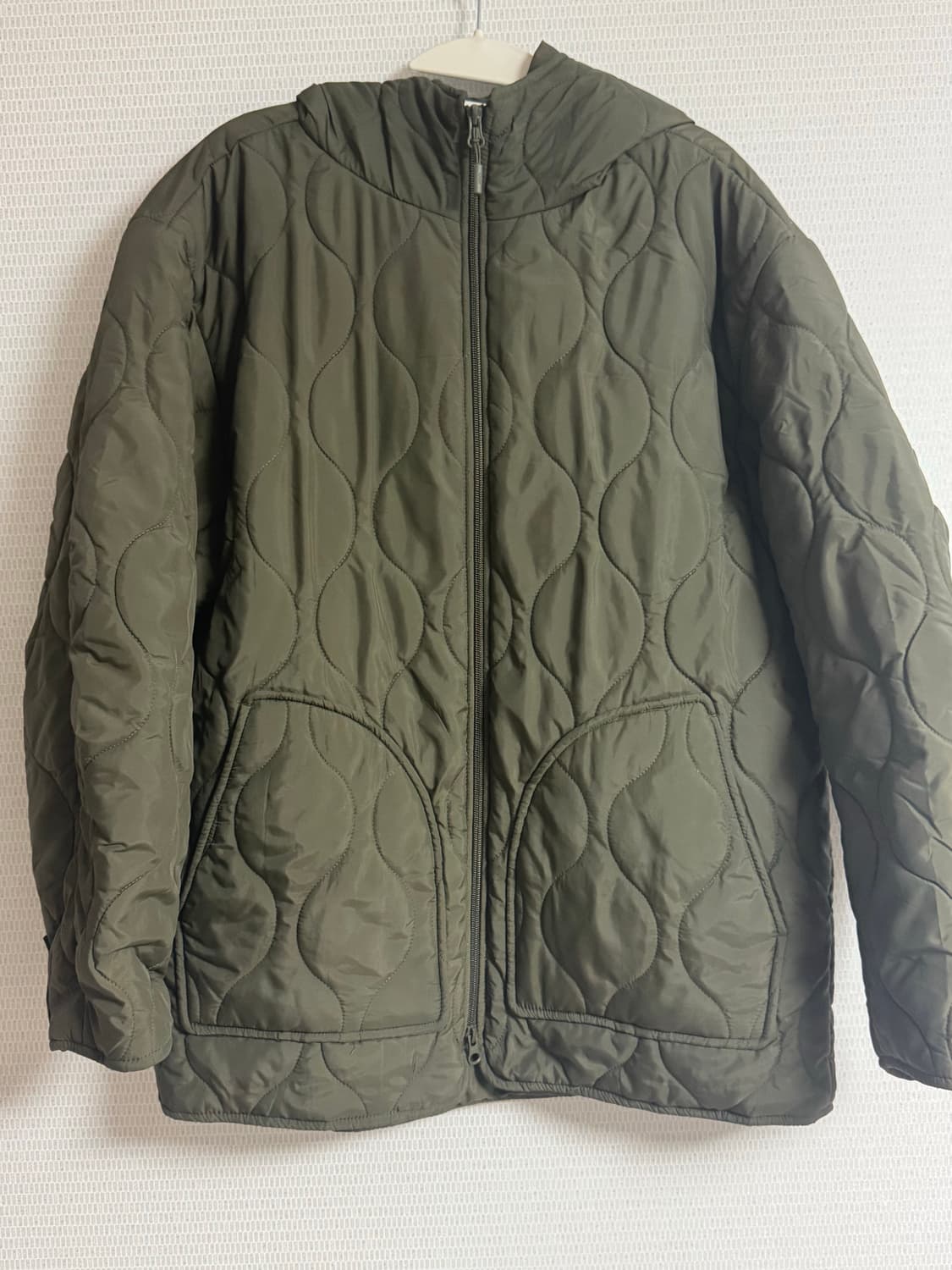 코드그라피 피쉬테일 레이어드 후드 롱파카 상품이미지4