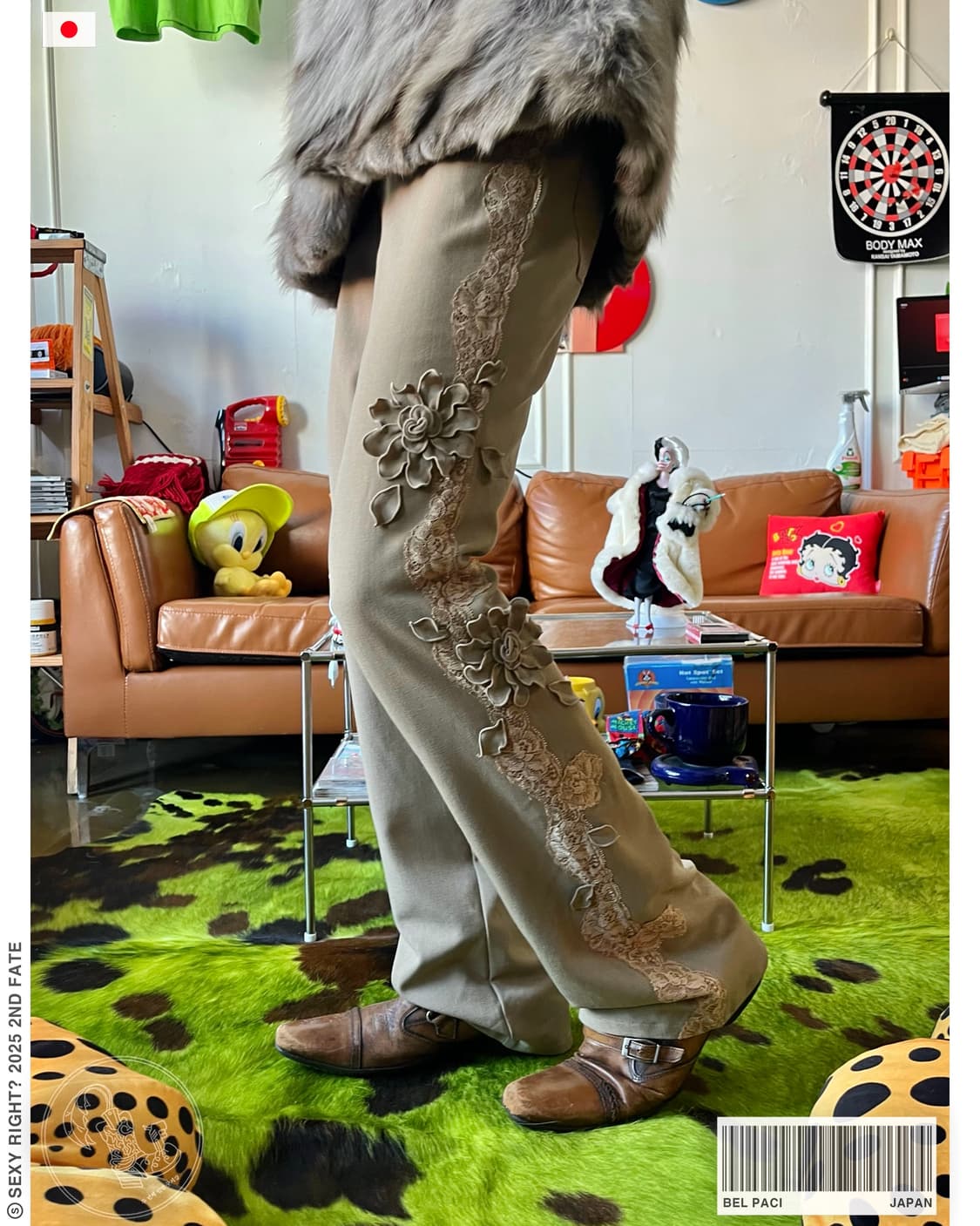 Bel Paci Japan Boots-Cut Lace Trouser 상품이미지1