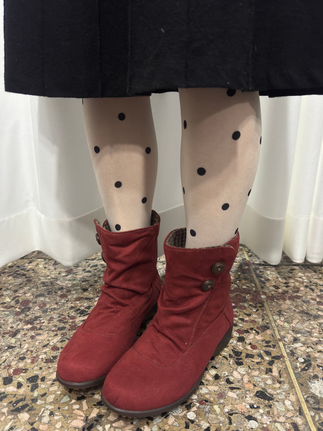 topaz suede button boots 상품이미지4