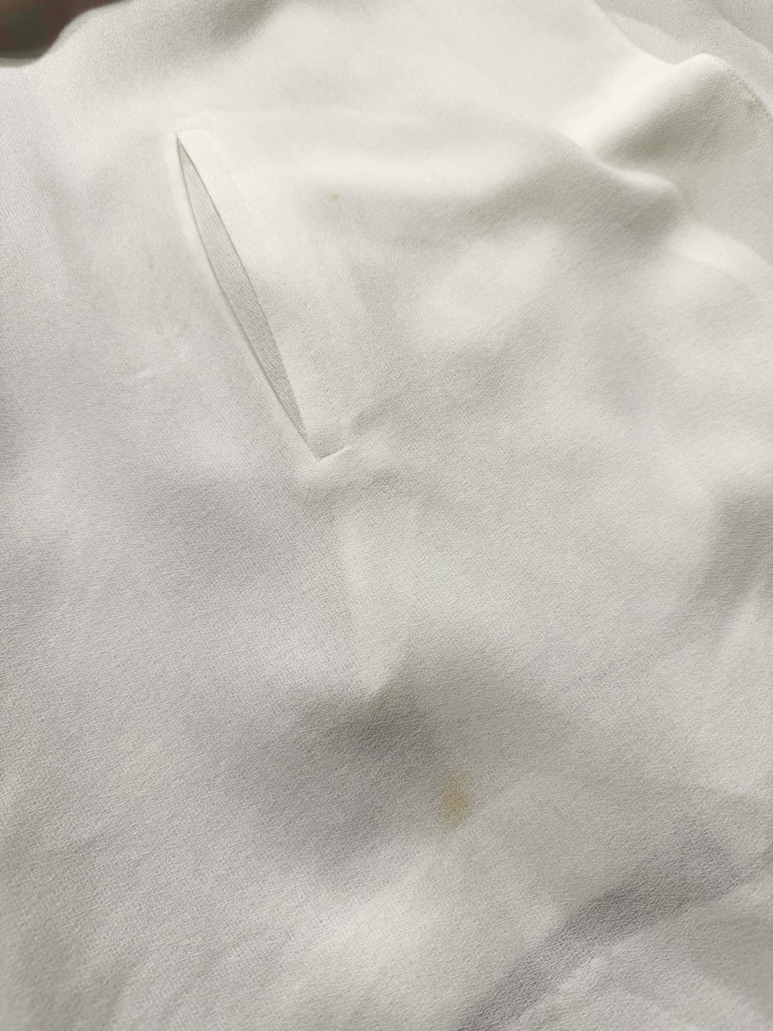 란셀 반팔 롱 시스루 가디건 원버튼 디테일 아이보리 상품이미지4