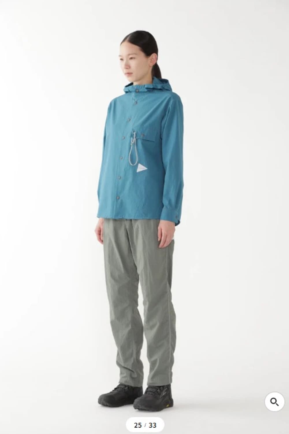 남성 XL] 앤드원더 Ny taffeta hiker pants 그레이색상 상품이미지1