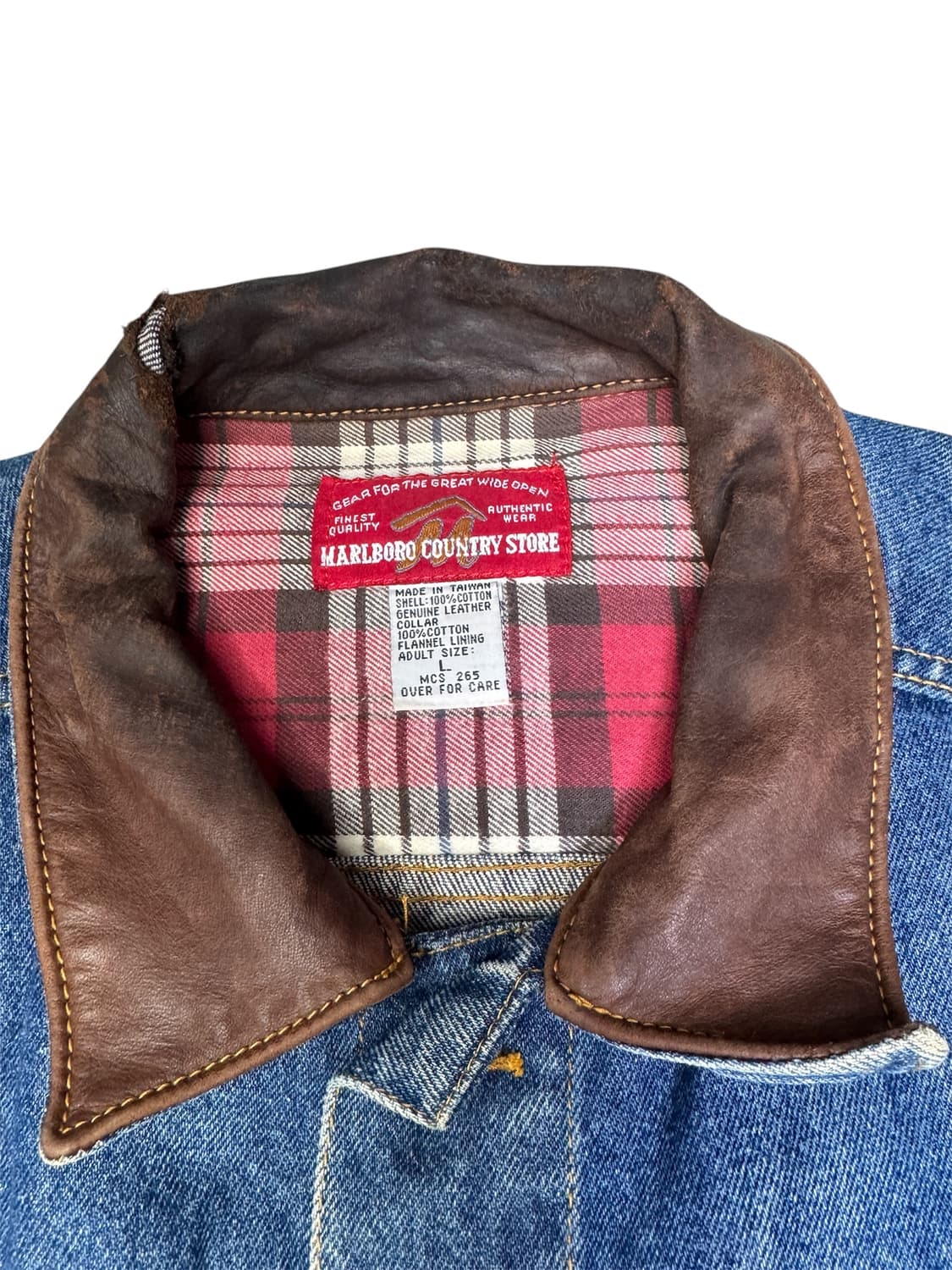 빈티지 90s 말보로 MARLBORO 데님자켓 L 상품이미지3