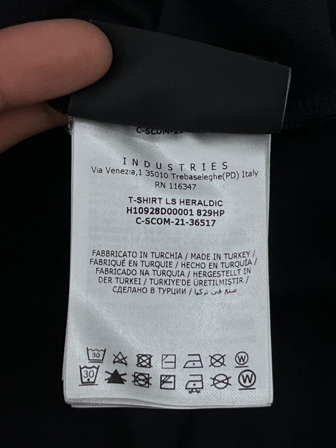 몽클레어 지니어스 블랙와펜 그래픽 롱슬리브 상품이미지8