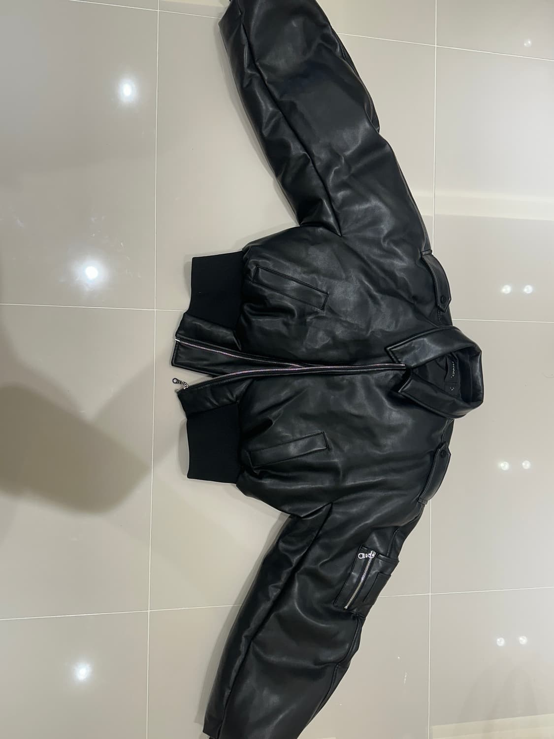 FRKM SCD] duck down PU leather jacket 상품이미지1