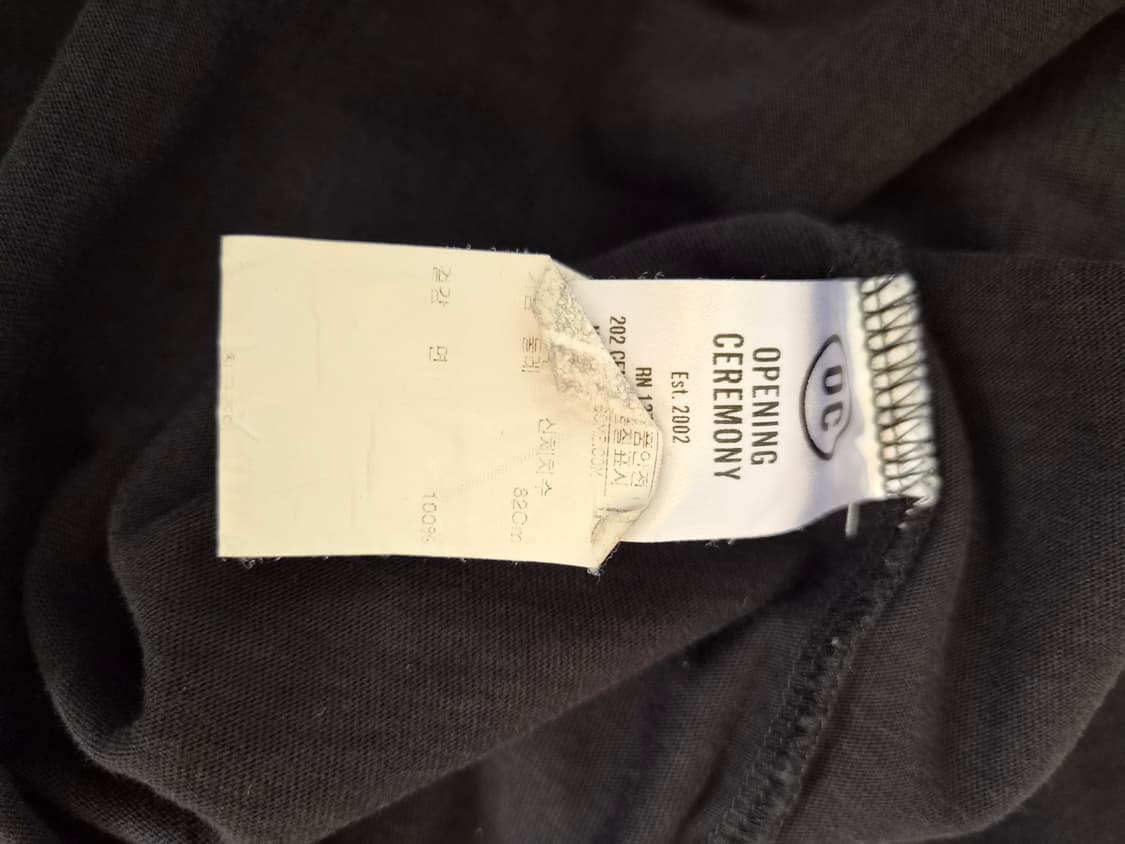 오프닝 세레모니 뉴욕 여성 로고자수반팔티셔츠 XS사이즈 상품이미지7