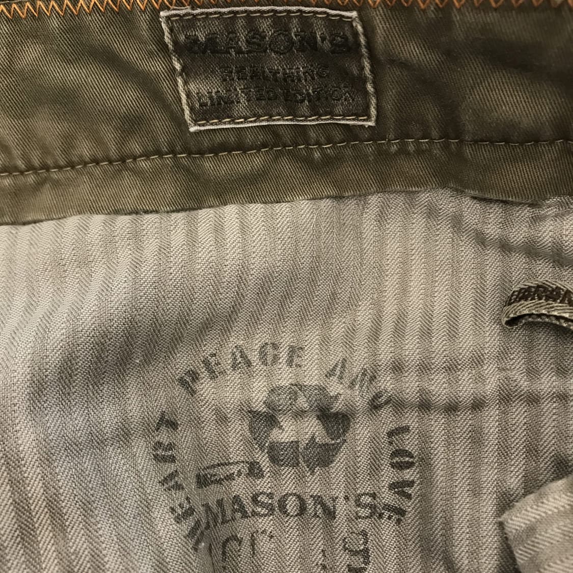 MASON'S 메이슨스 이태리 락스터드 카고팬츠 [46] 상품이미지5