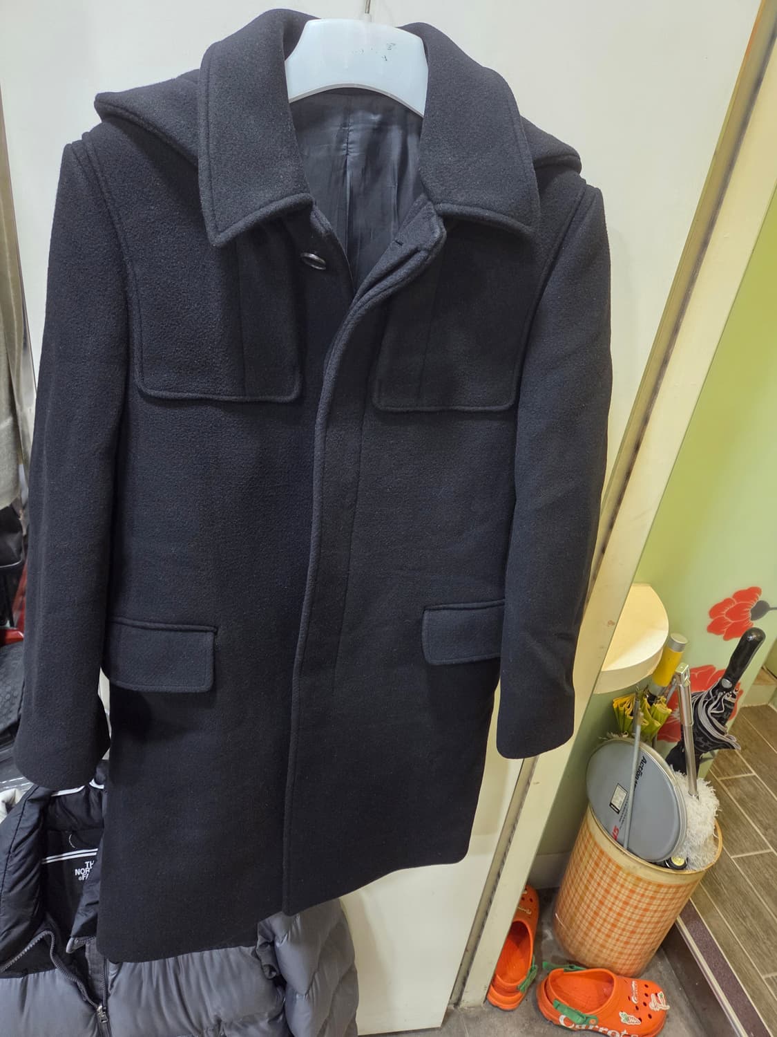 지방시 롱 후드 코트 상품이미지3