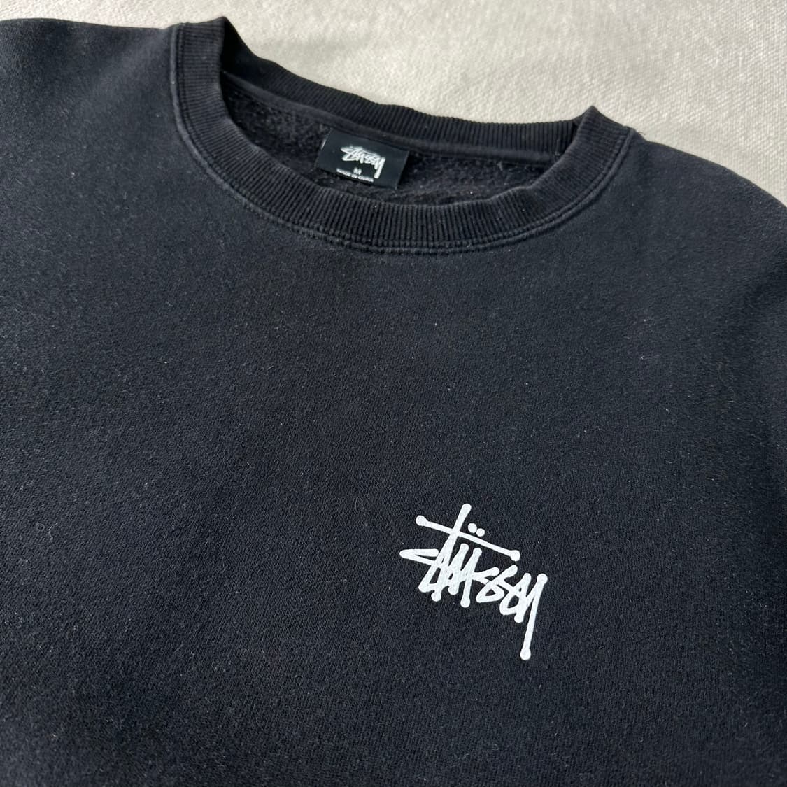 100 스투시 베이직 맨투맨 상품이미지3