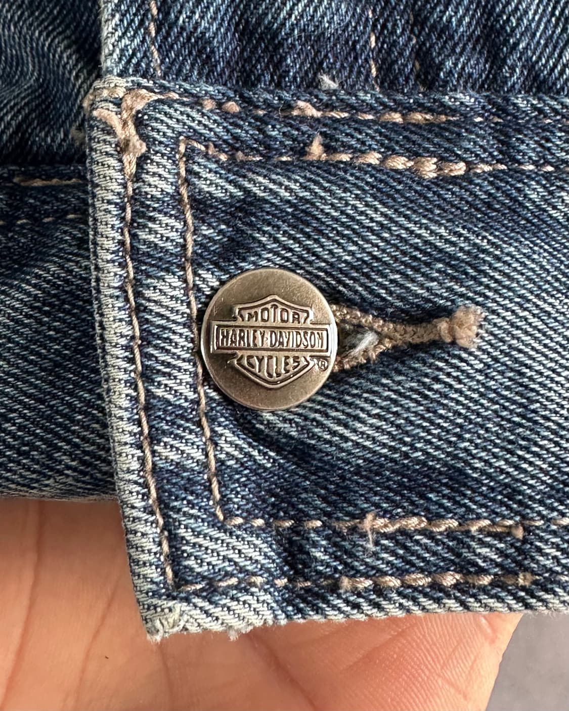 할리데이비슨 로고 데님 자켓 (va.117) 상품이미지6