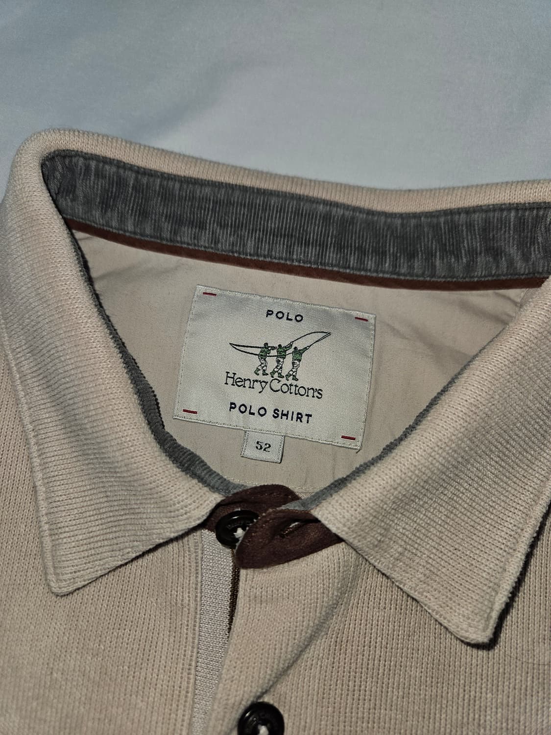 헨리코튼 니트 긴팔 카라티 티셔츠 폴로셔츠 52 상품이미지4