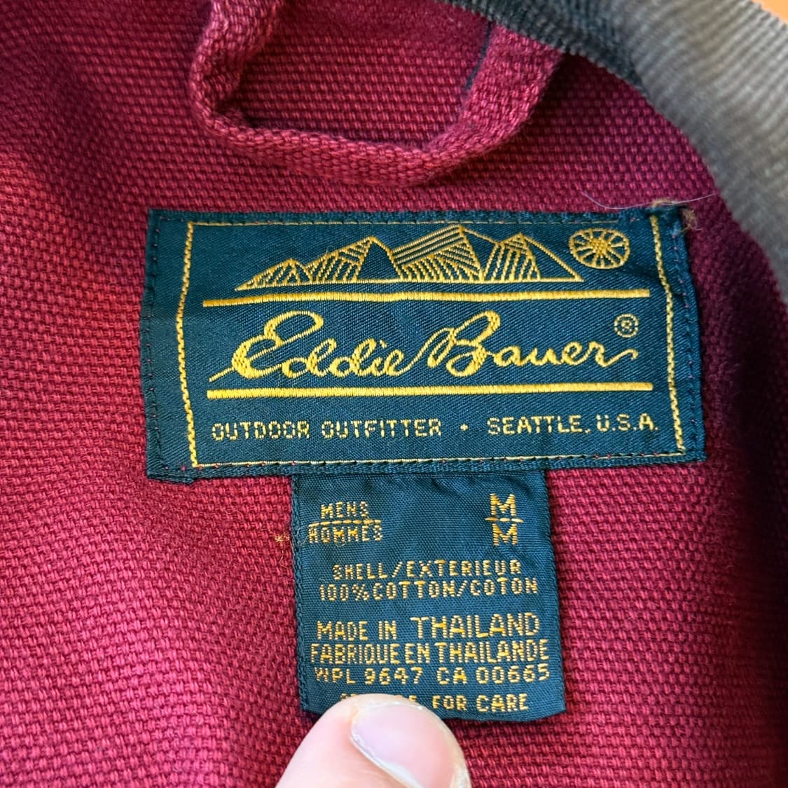 90S 에디바우어 코듀로이패턴 디테일 헌팅자켓 L XL 추천 상품이미지10