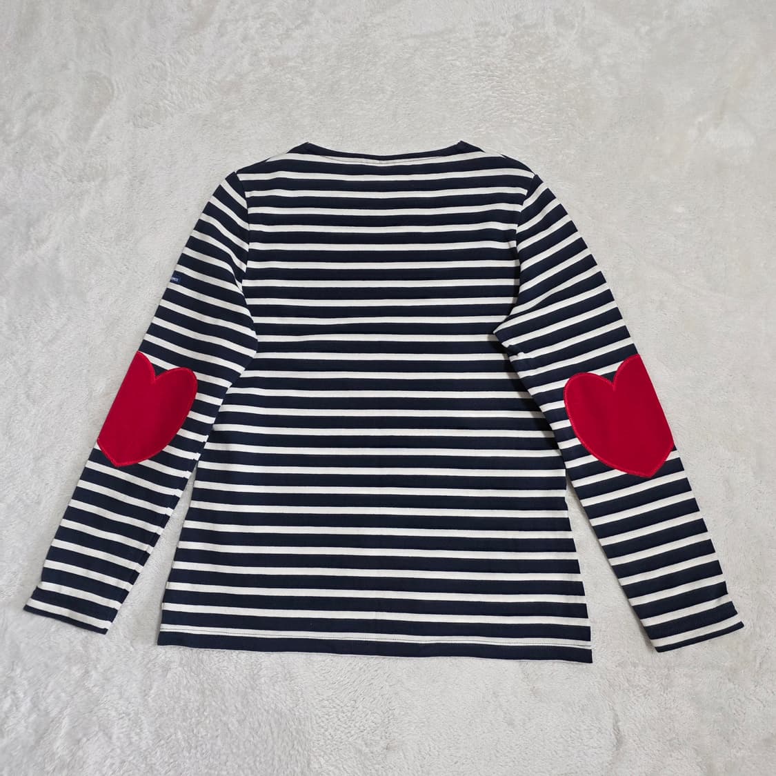 (SM)여성 세인트제임스 보자니 하트 엘보패치 티셔츠 상품이미지3