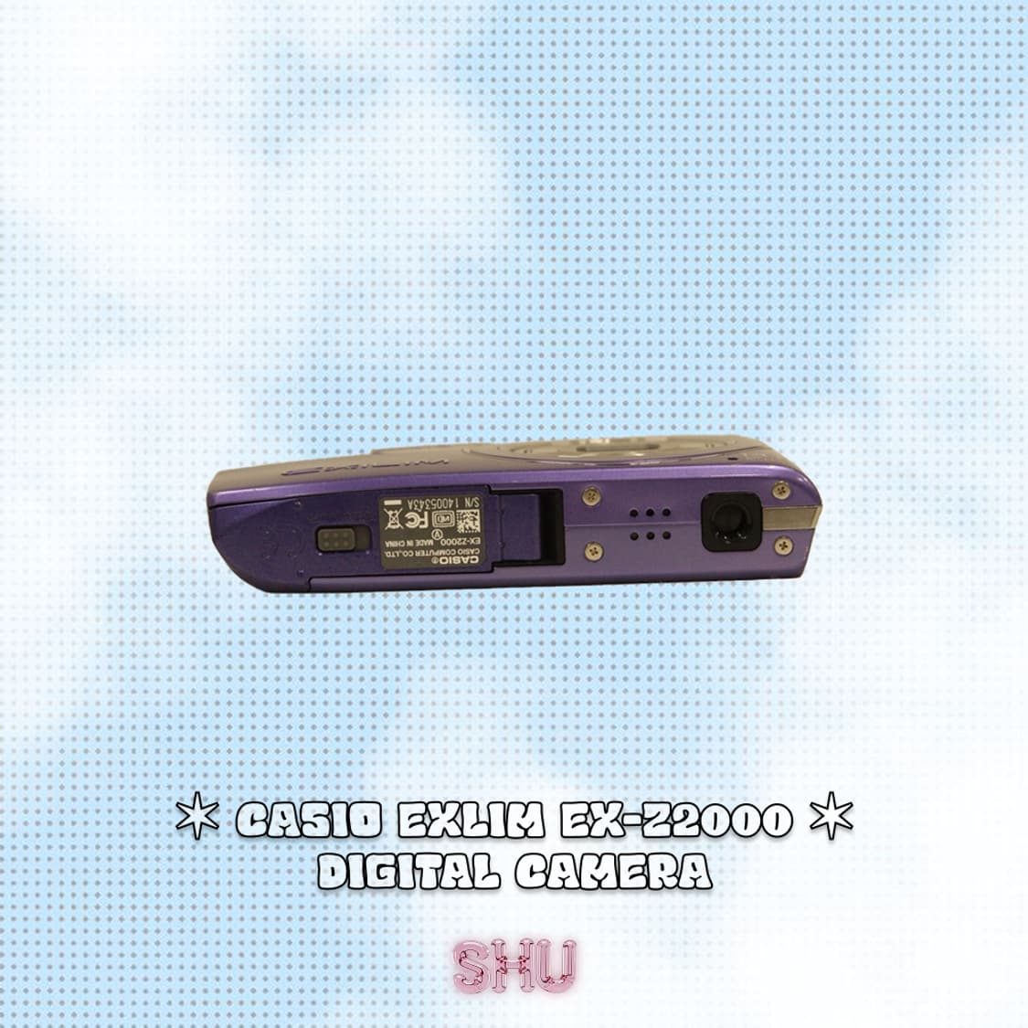 카시오 엑슬림 EX-Z2000 빈티지 디카 퍼플  상품이미지7