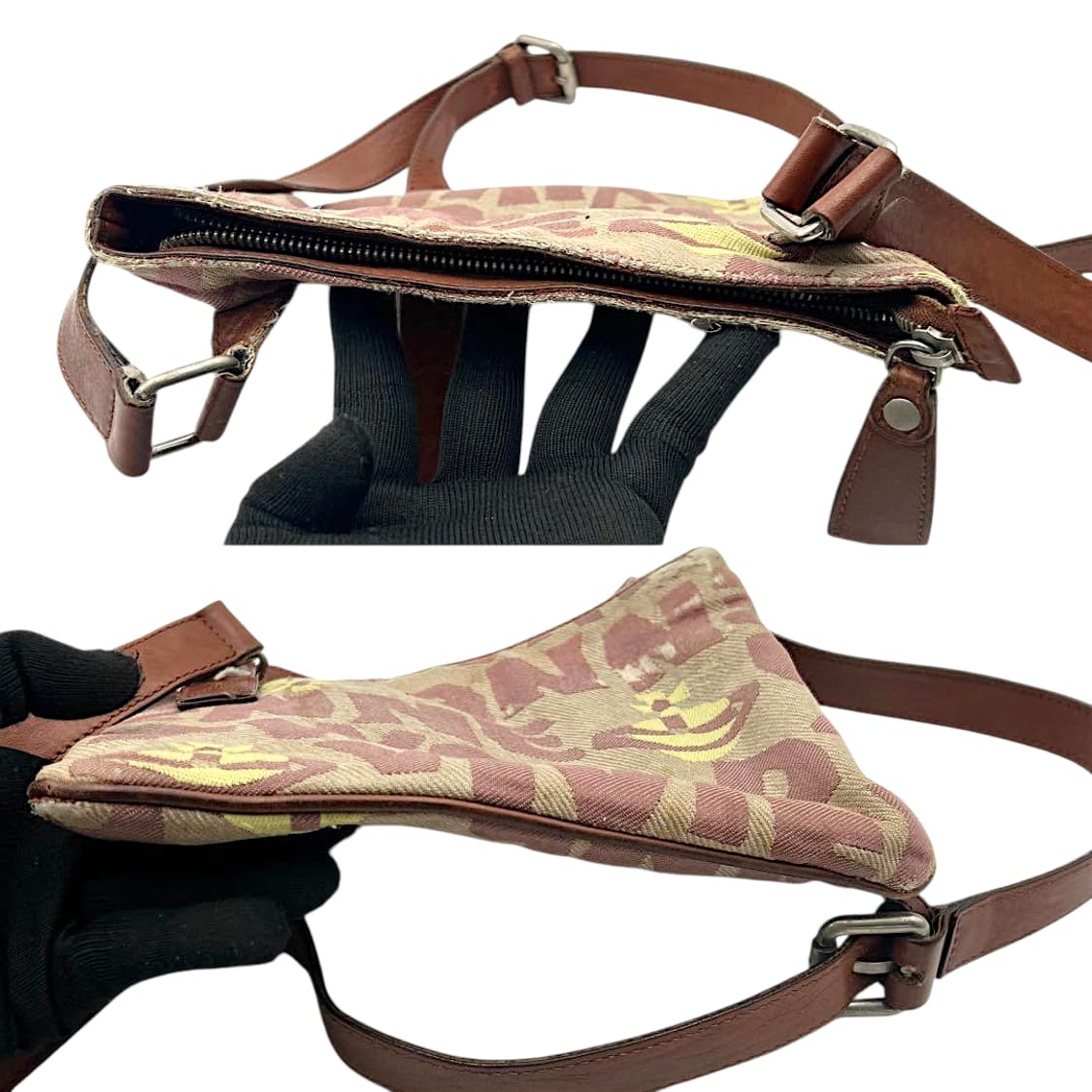 비비안 웨스트우드 캔버스 오브 숄더백 상품이미지4