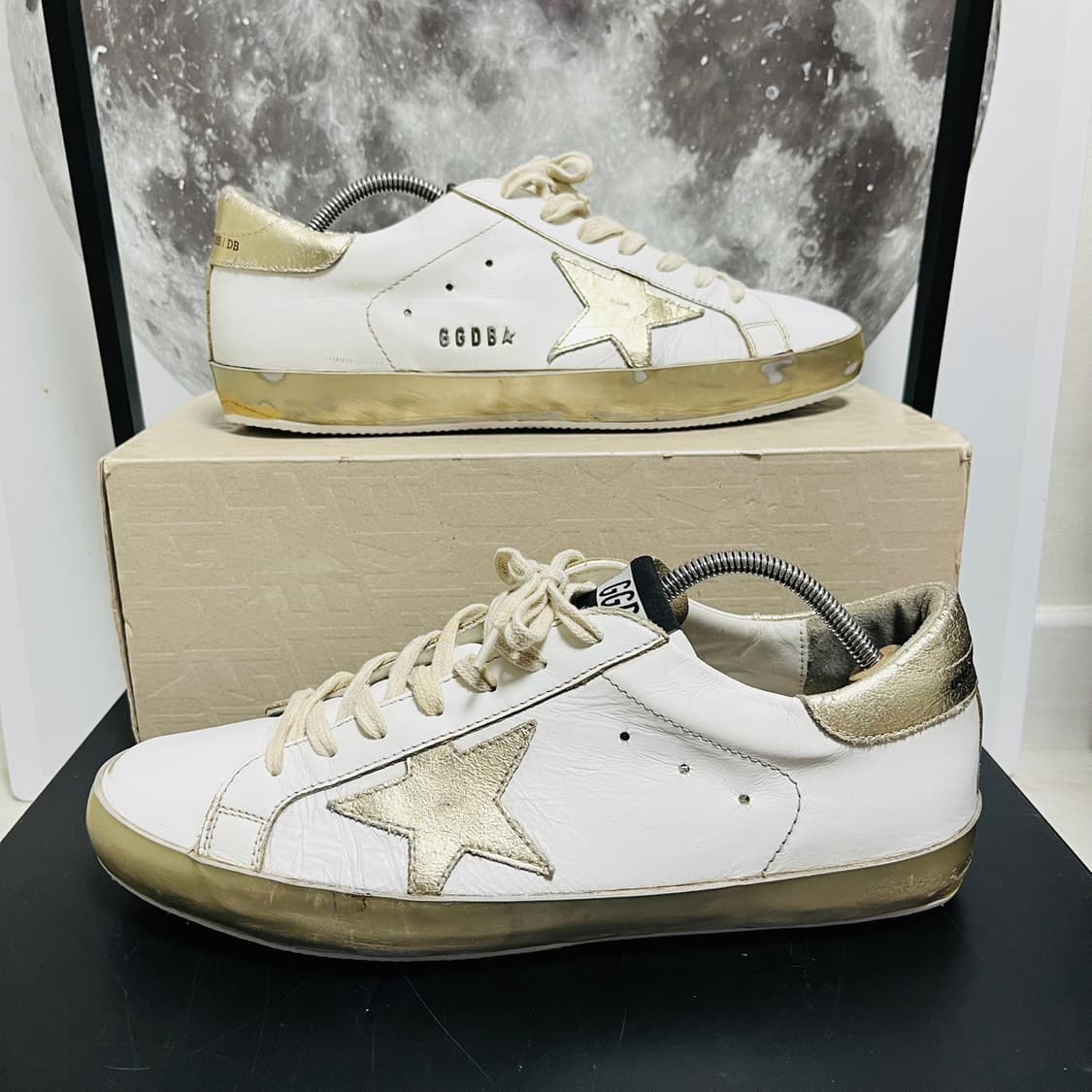 정품 42) 골든구스 스파클 골드 스니커즈 270~275 상품이미지1