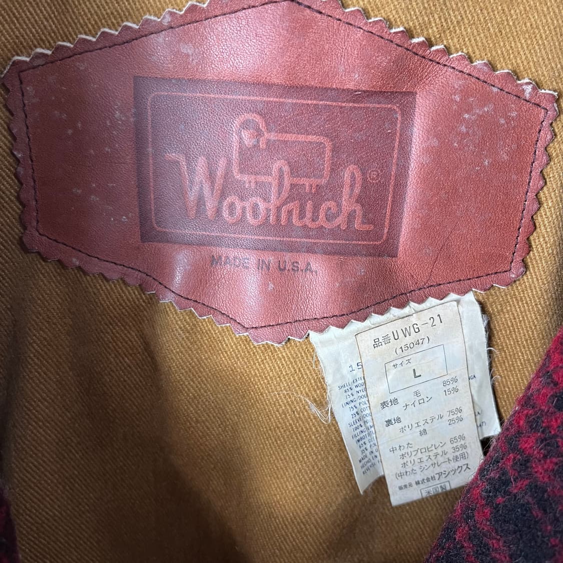 [Woolrich] 울리치 타탄 체크 울 코트 상품이미지6