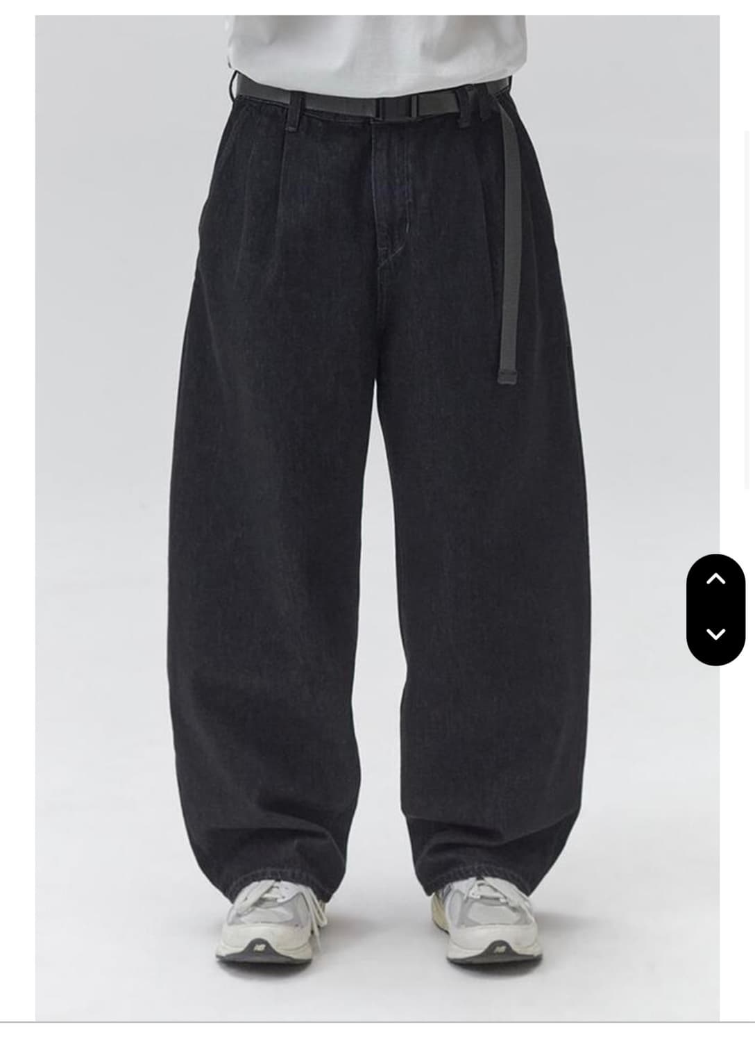 모이프 벨티드 데님 인디고 1 사이즈 상품이미지1