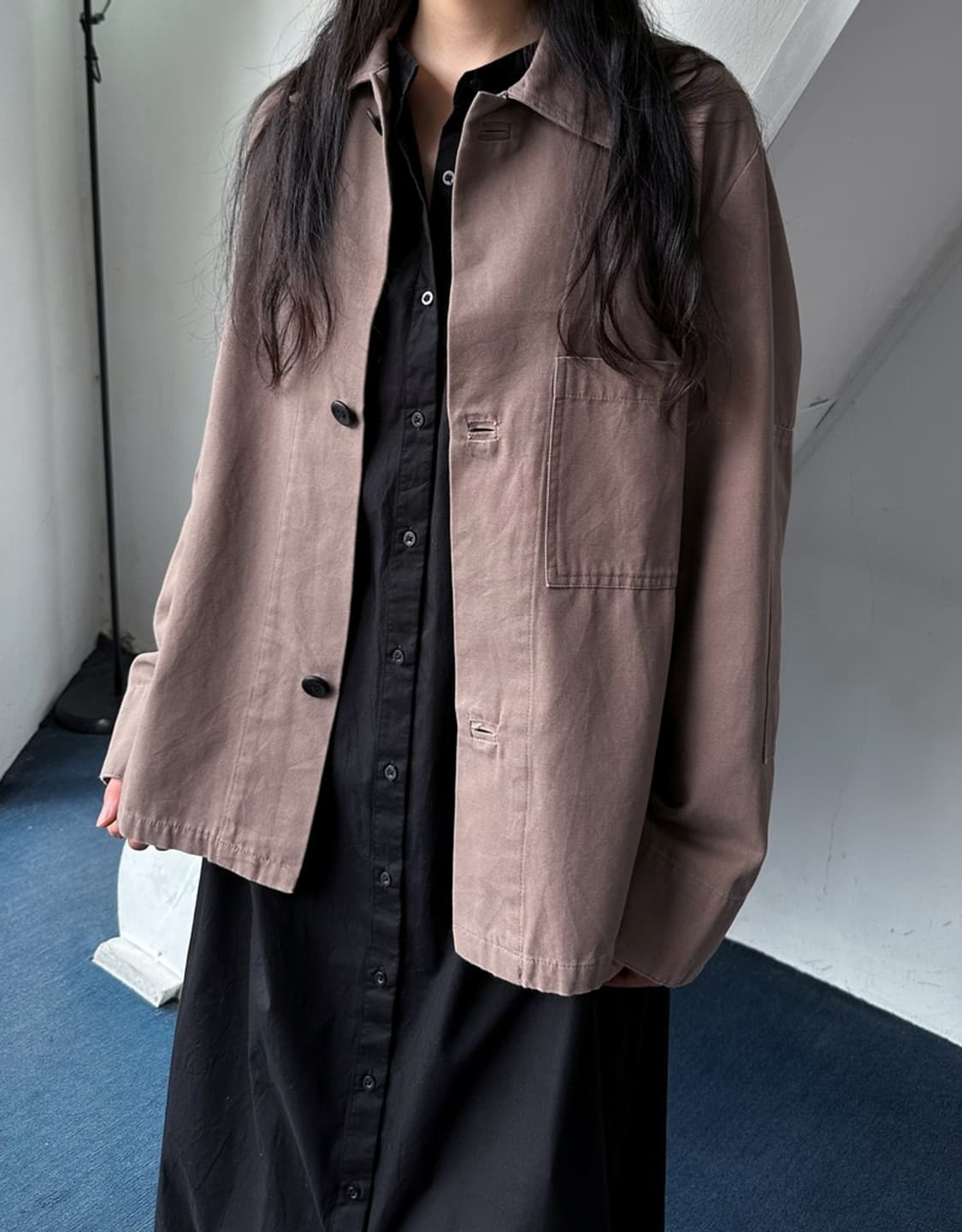 Heavy cotton french work jacket 상품이미지7