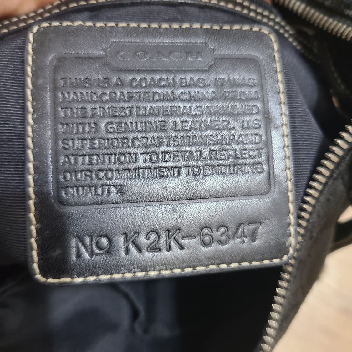 Coach 6347 패브릭 백  상품이미지10