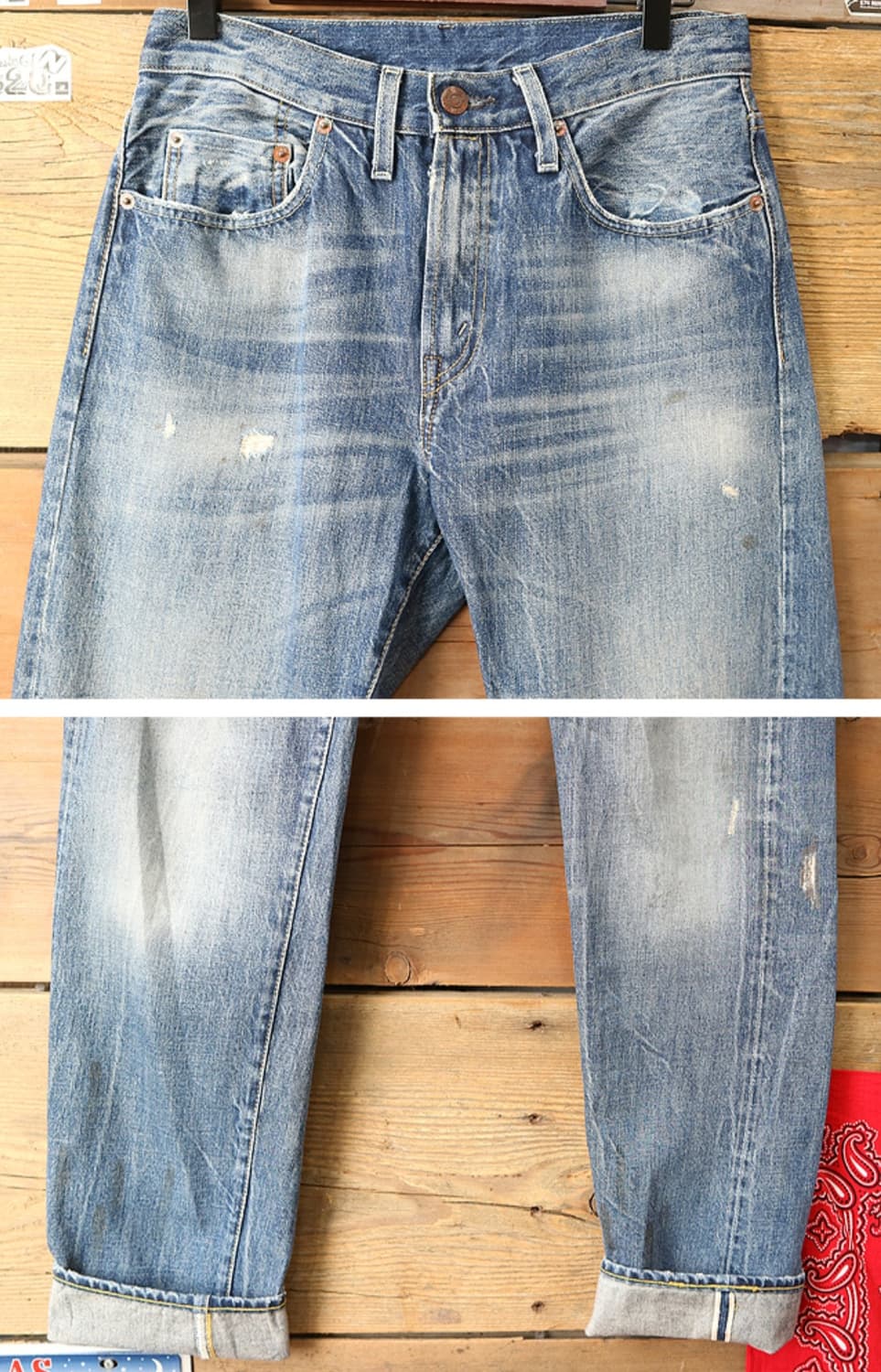 LVC LEVIS 리바이스 54 501ZXX 빅E 셀비지 데님 26-27 상품이미지4