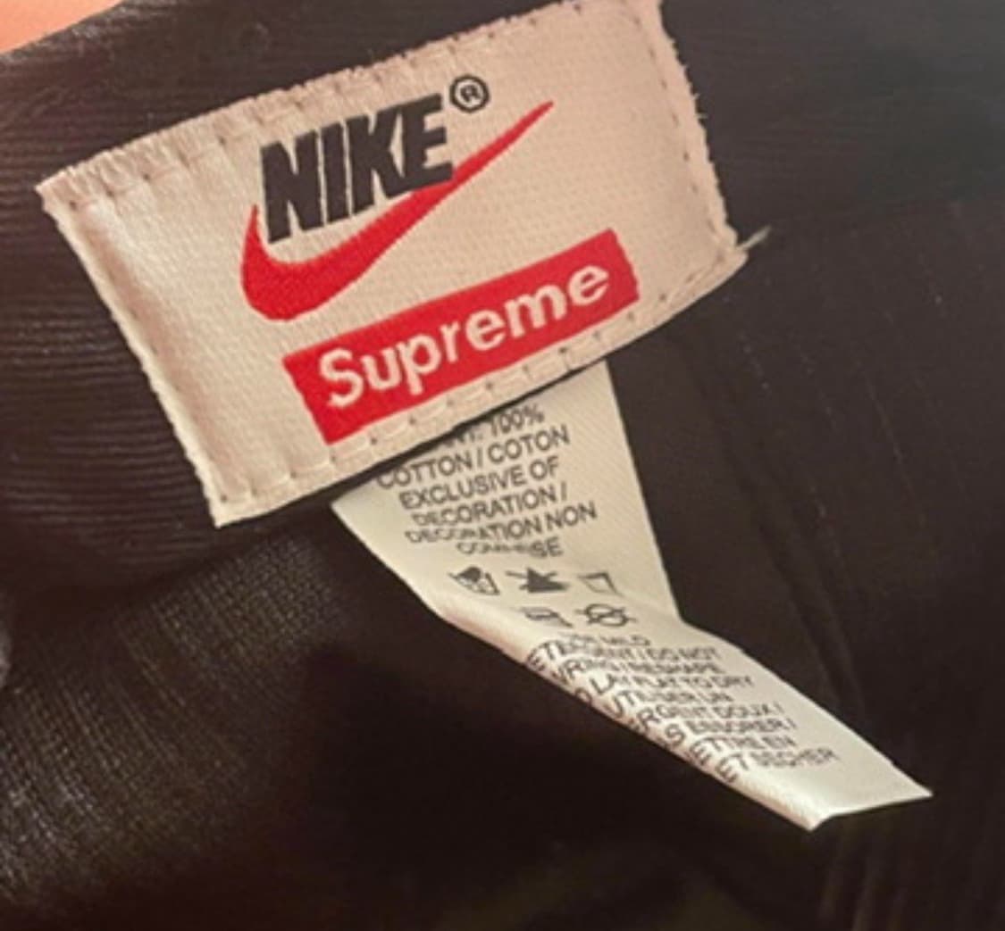 22SS 슈프림 x 나이키 아크 코듀로이 6-패널 캡 블랙 상품이미지3