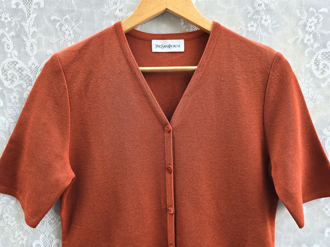 입생로랑 빈티지 반팔니트 상품이미지2