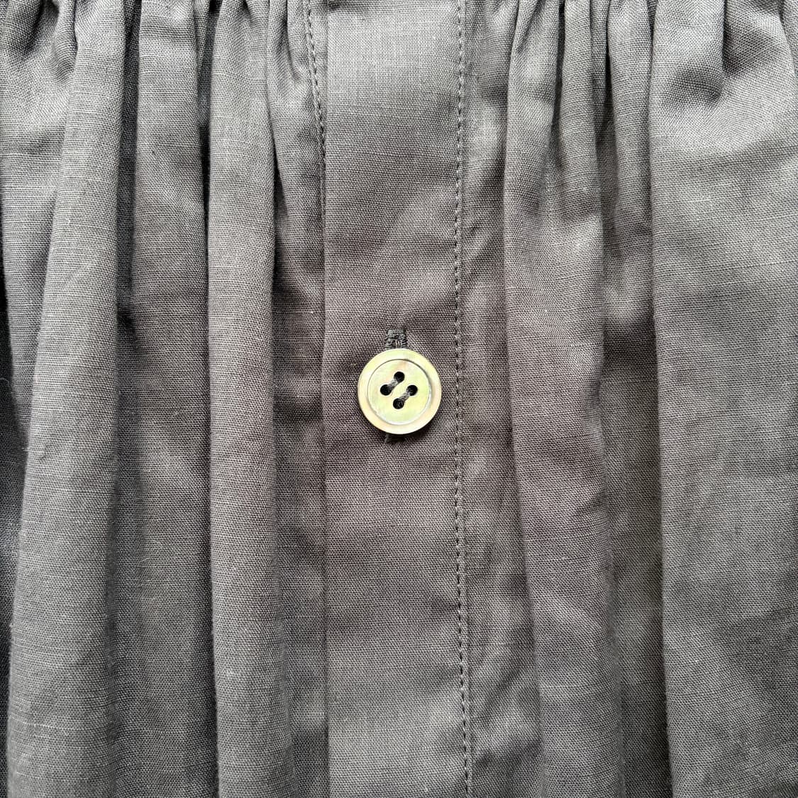 Square Neck Shirring Blouse 상품이미지3