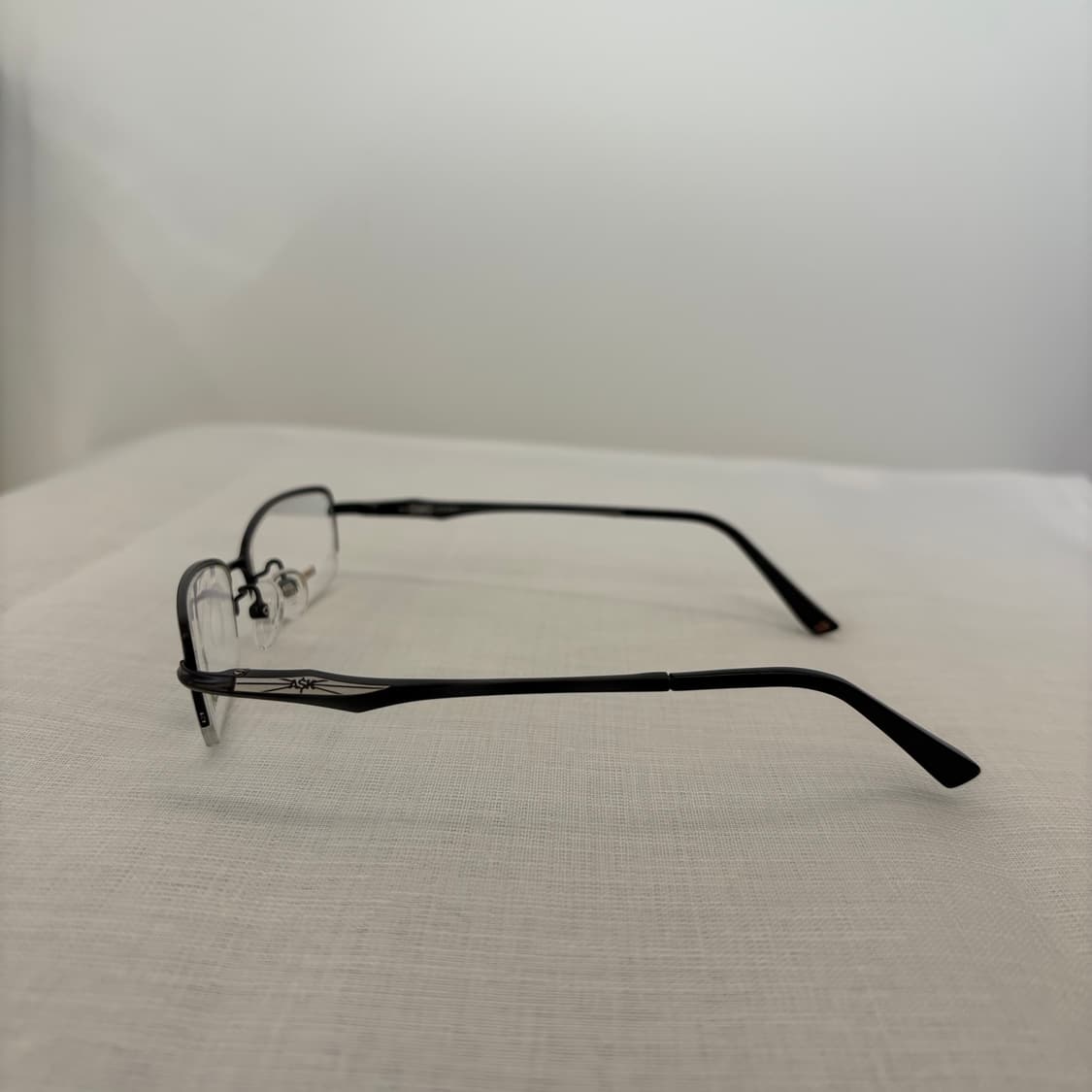 Ask 사각 반무테 빈티지 안경 상품이미지3