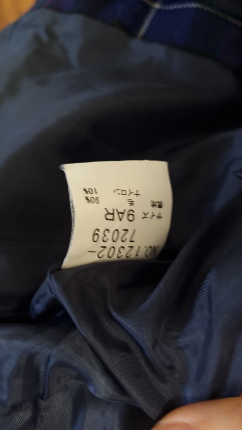 재팬 빈티지 체크 플리츠 스커트 ( Yorkland ) 상품이미지7