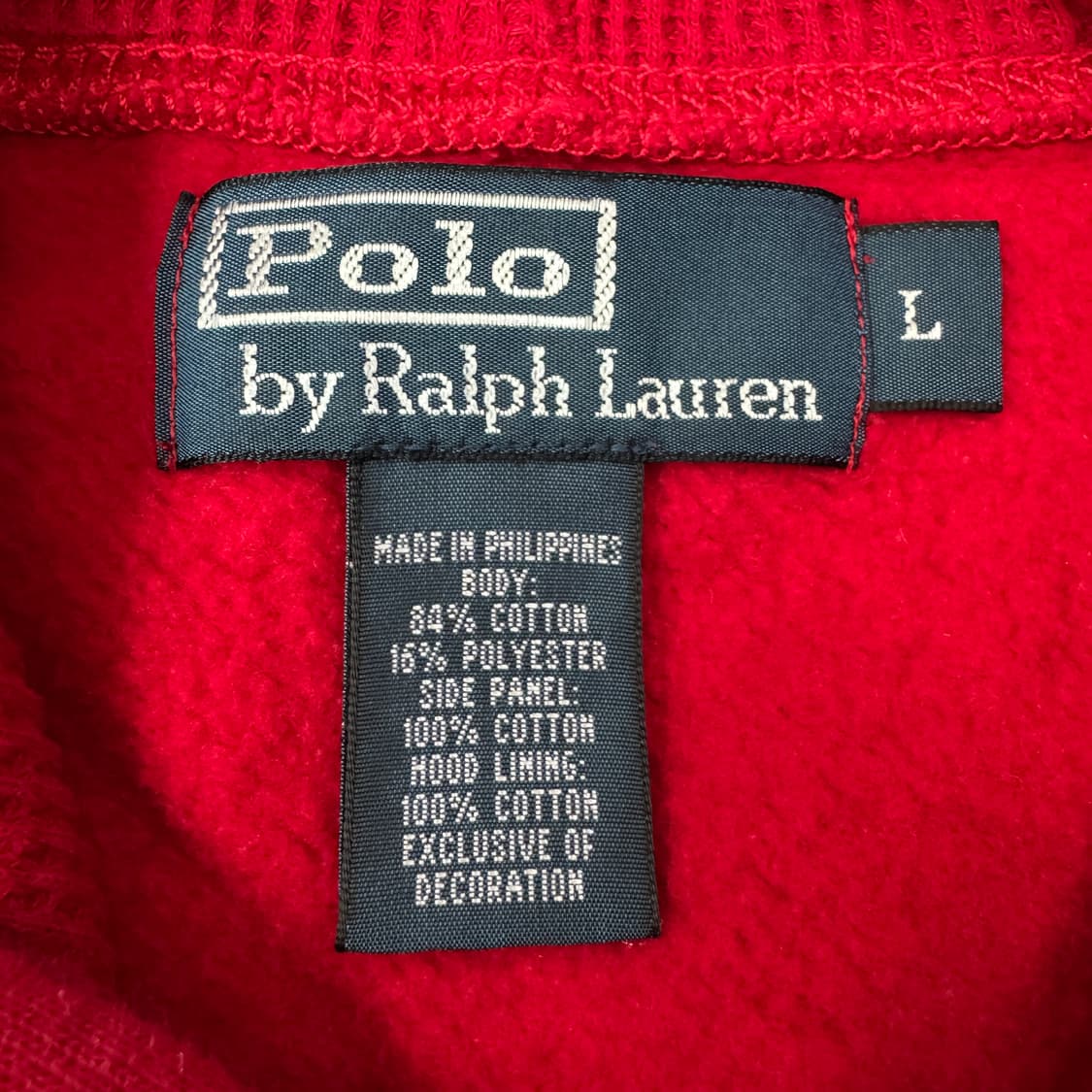 폴로 빅포니 후드티 레드 상품이미지6